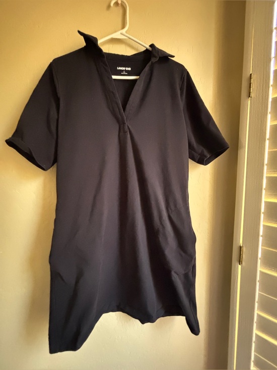Lands' End Dresses & Skirts - Lands' End Navy Polo Shirt Dress Women’s Large Casual Basic